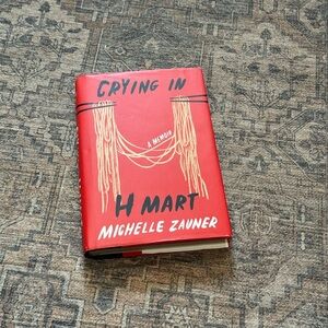 Crying in H Mart by Michelle Zauner - Red Hardcover Memoir